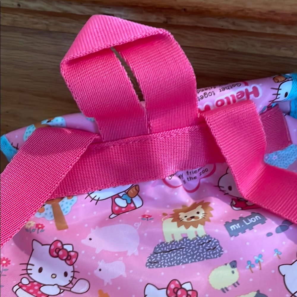 Hello Kitty Pink and Blue Patterned Backpack - Picture 10 of 16